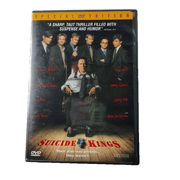 Suicide Kings DVD 1998 Movie R Christopher Walken Denis Leary Thriller Humor - Picture 1 of 3